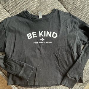 Barre long sleeve shirt